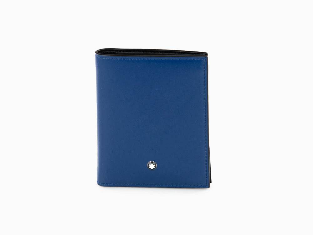 Montblanc Meisterstück Compact Wallet, Blue, Leather, 6 Cards, 129678