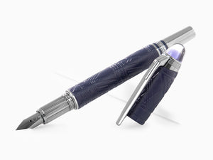 Montblanc StarWalker SpaceBlue Resin Fountain Pen, 130211