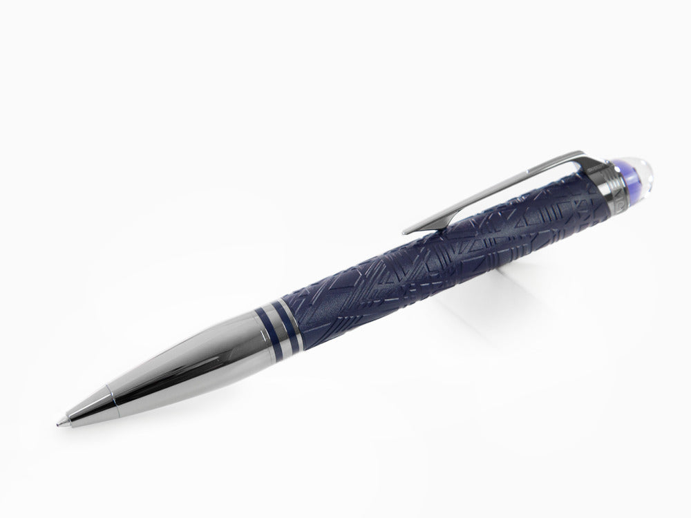 Montblanc StarWalker SpaceBlue Doué Ballpoint pen, Ruthenium trim, 130217