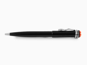 Montblanc Heritage Rouge & Noir Ballpoint pen, Platinum Trim, 132110
