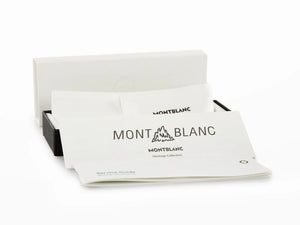 Montblanc Heritage Rouge & Noir Ballpoint pen, Platinum Trim, 132110