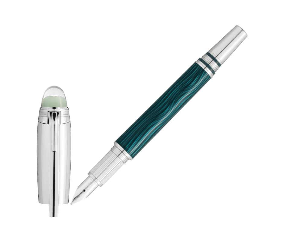 Montblanc StarWalker PolarGreen Metal Fountain Pen, 132910