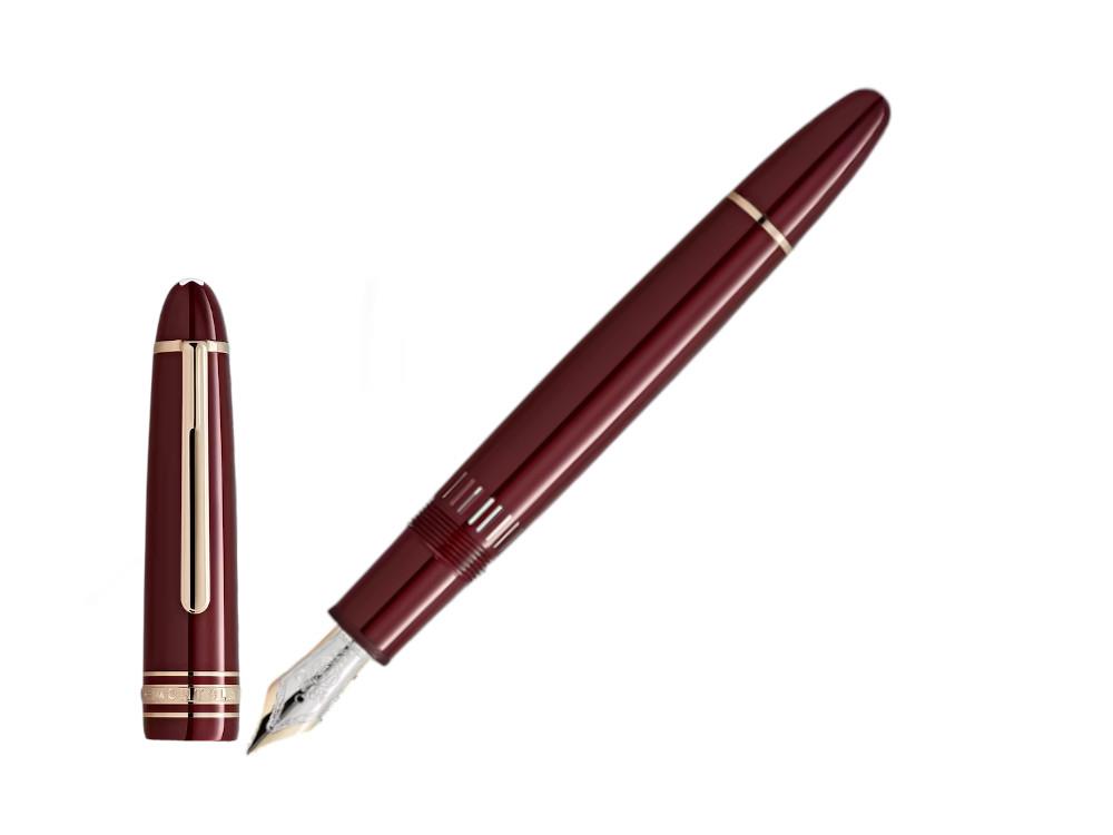 Montblanc Meisterstück LeGrand Burgundy Red Fountain Pen, 133004
