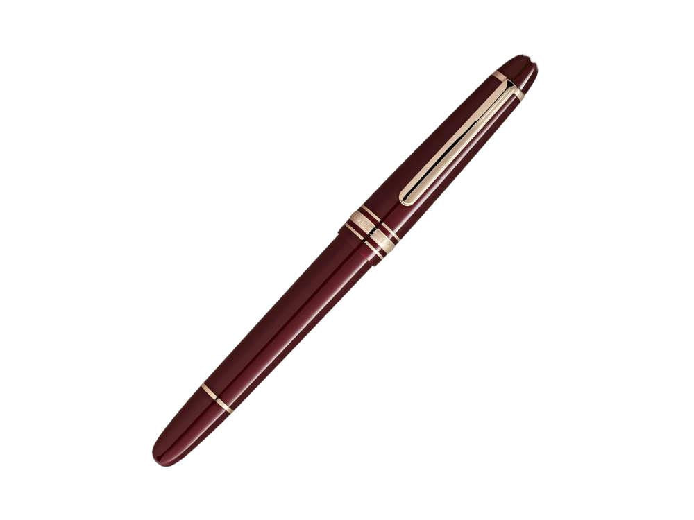 Montblanc Meisterstück Burdundy Red Classique Fountain Pen, 133014