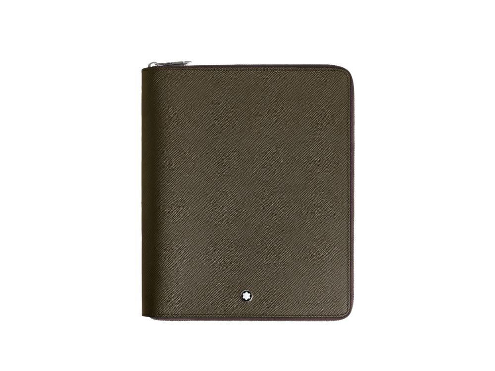 Small Notebook Holder Montblanc, Leather, Green, 137537