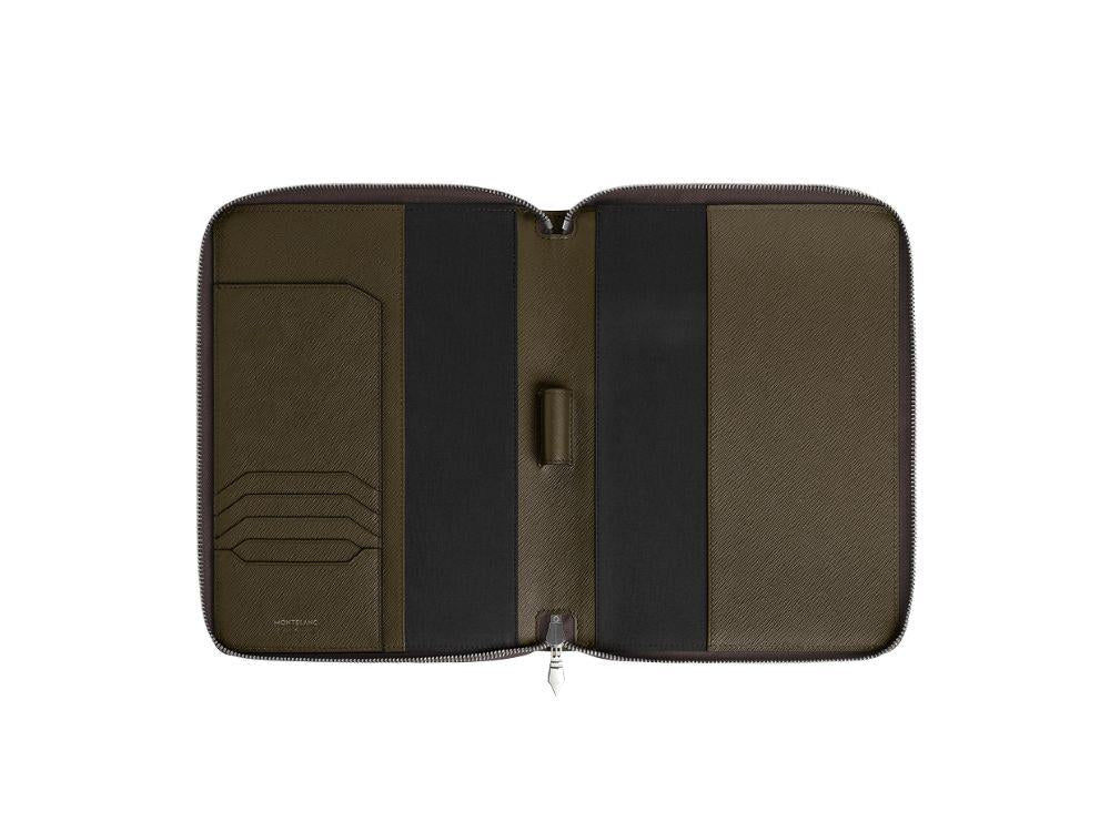 Small Notebook Holder Montblanc, Leather, Green, 137537