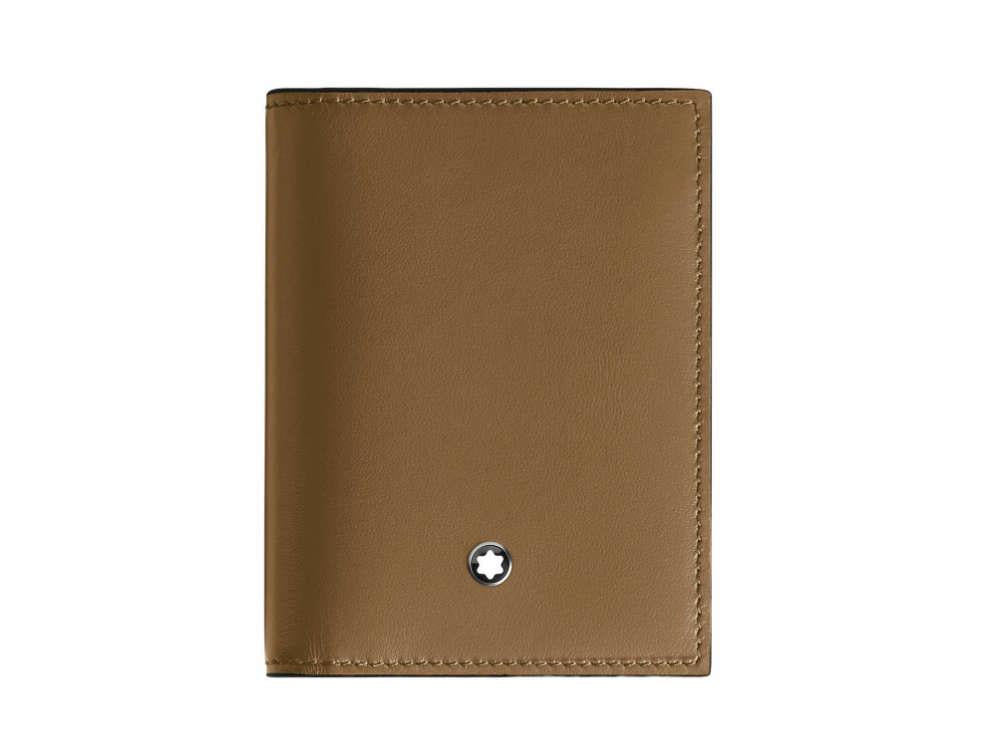 Montblanc Meisterstück Credit card holder, Leather, Jacquard, Brown, 220451