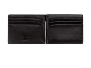 Montblanc Meisterstück Wallet, Black, Leather, Jacquard, 6 Cards, 5525