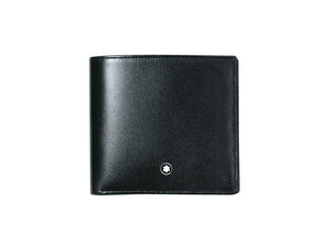 Montblanc Meisterstück Wallet, Black, Leather, Jacquard, 4 Cards, 7164