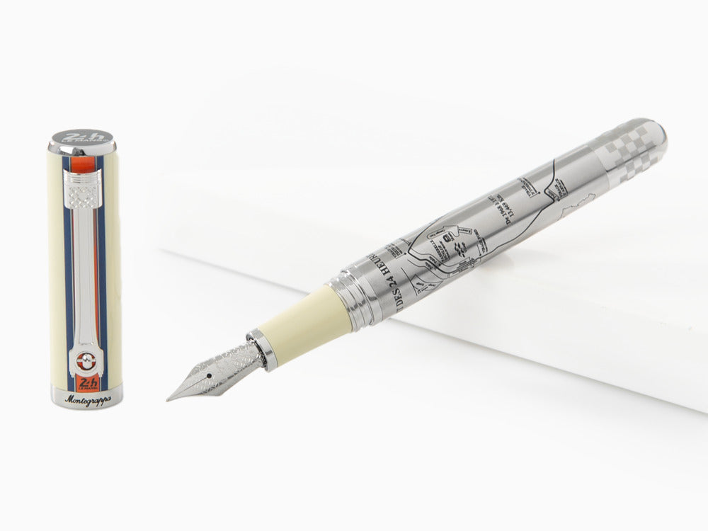 Montegrappa 24H Le Mans Open Ed. Legend Fountain Pen, IS24R-II