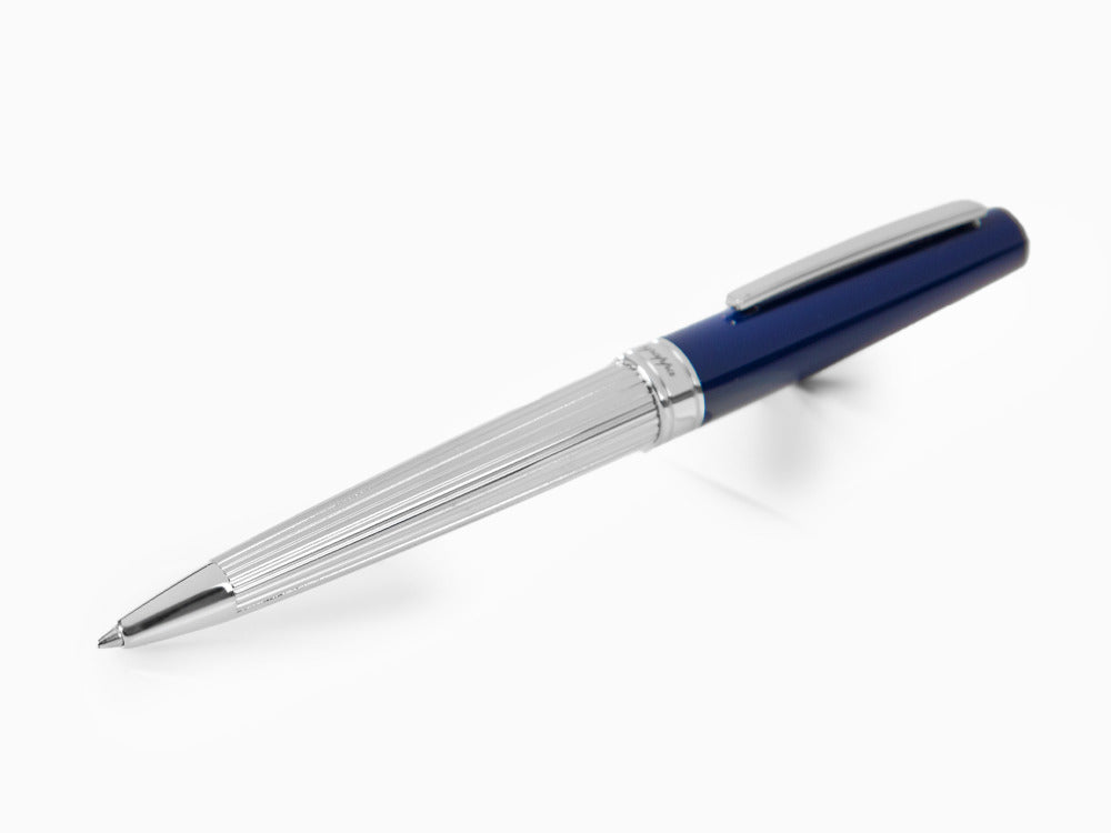 Montegrappa Armonia Duetto Ballpoint pen, Steel, Blue, ISA1MBAB