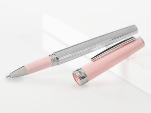 Montegrappa Armonia Duetto Rollerball pen, Steel, Pink, ISA1MRAS