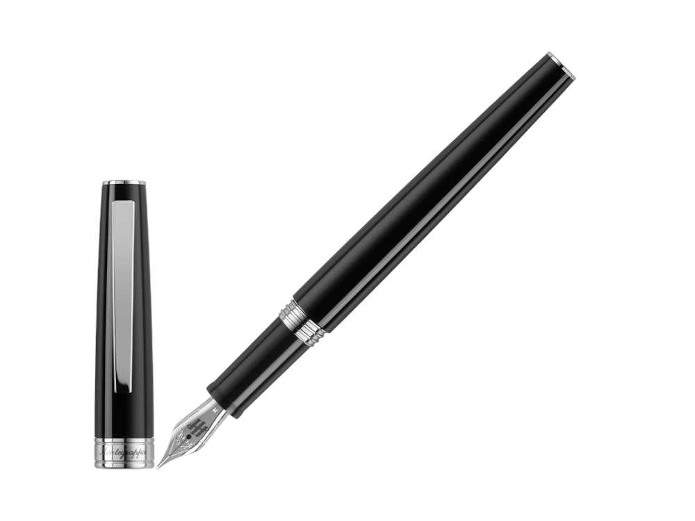 Montegrappa Armonia Fountain Pen, Resin, Black, ISA1R-AC