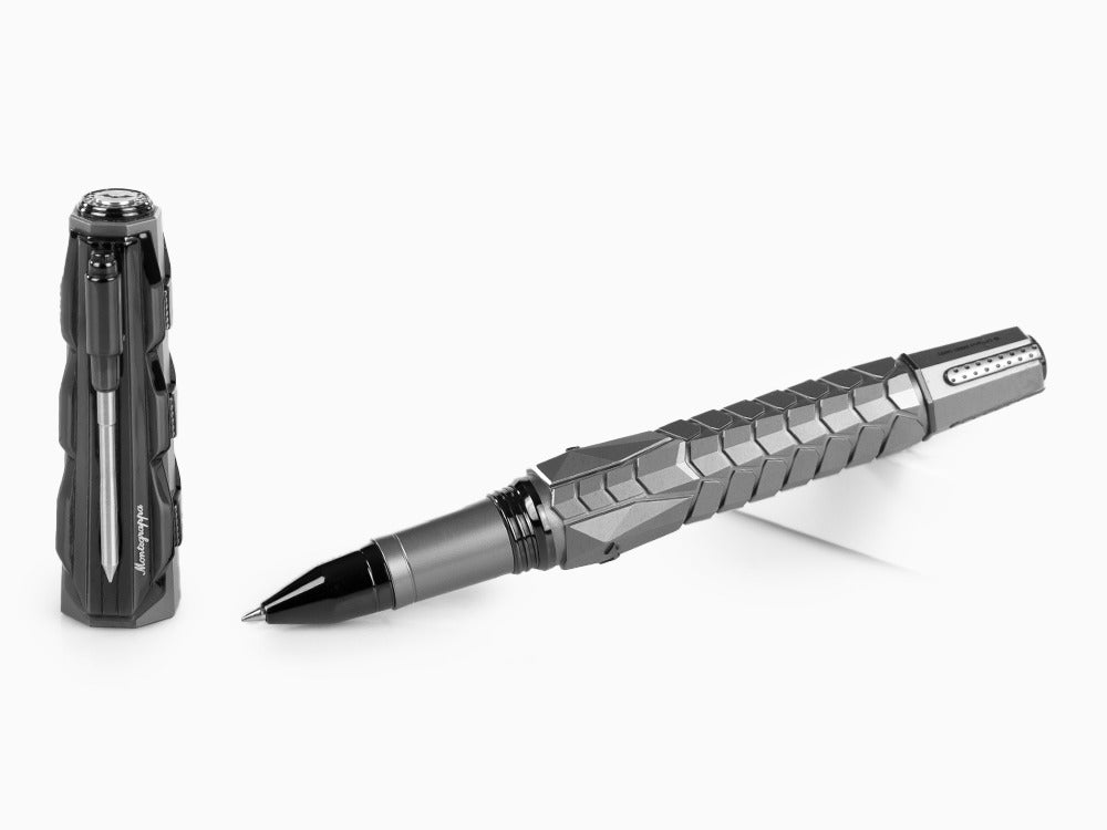 Montegrappa Batman Rollerball pen, Titanium, Limited Edition, ISB1NRTC