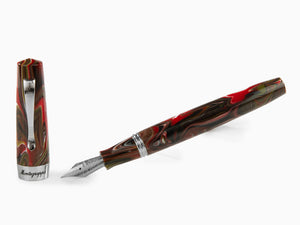 Montegrappa Elmo 02 Asiago Fountain Pen, Stainless Steel, ISE2R-AR