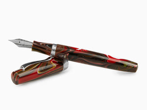 Montegrappa Elmo 02 Asiago Fountain Pen, Stainless Steel, ISE2R-AR