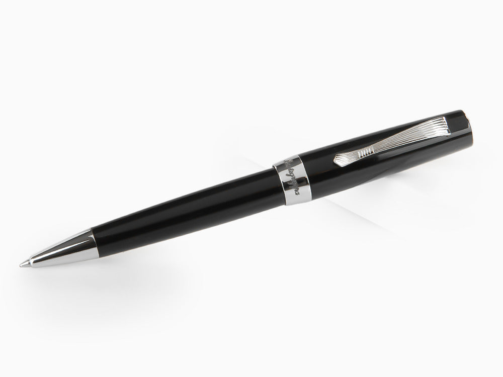 Montegrappa Elmo 02 Jet Black Ballpoint pen, Black Resin, ISE2RBAC