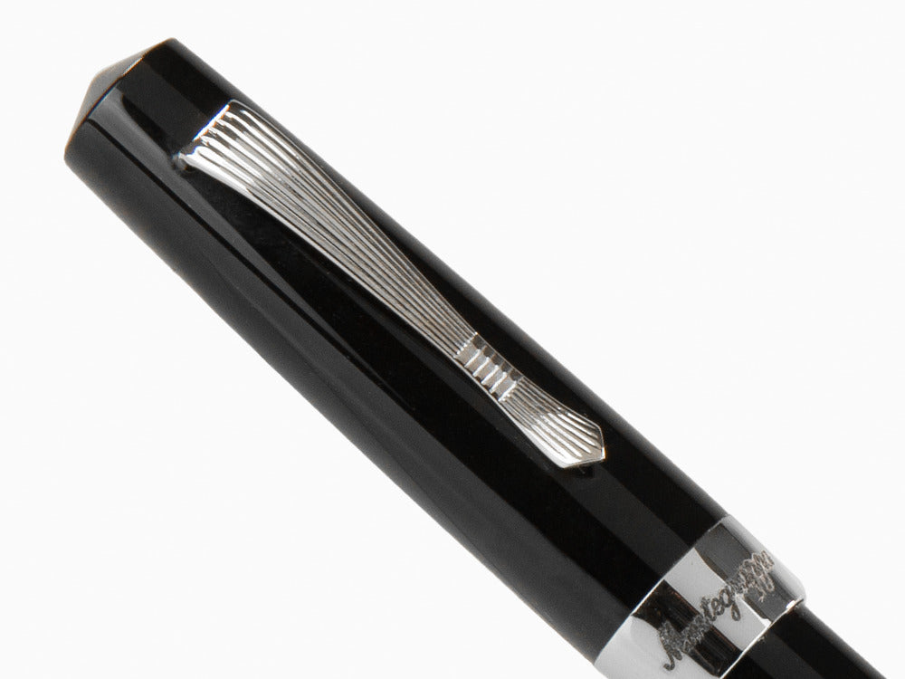 Montegrappa Elmo 02 Jet Black Ballpoint pen, Black Resin, ISE2RBAC