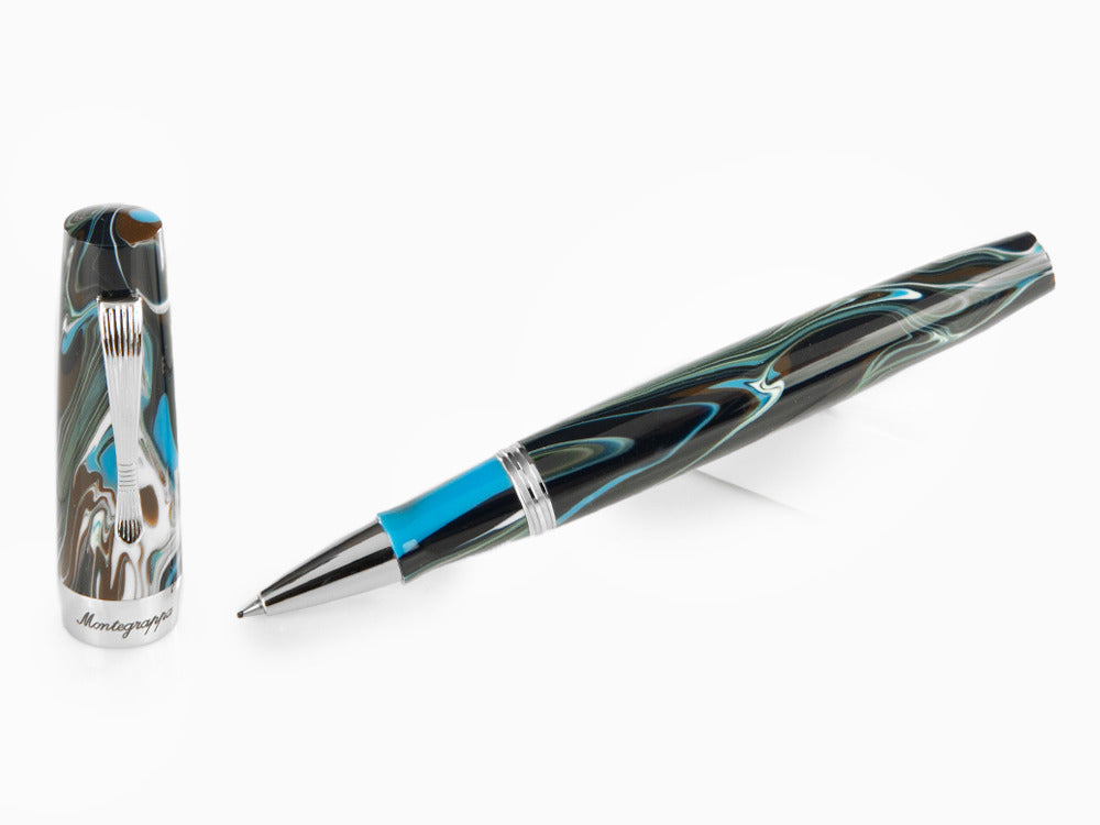 Montegrappa Elmo 02 Sorapis Rollerball pen, Resin, Stainless Steel, ISE2RRAB