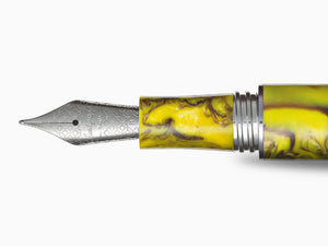Montegrappa Elmo Fantasy Blooms Iris Yellow Fountain Pen, ISEOR-AY
