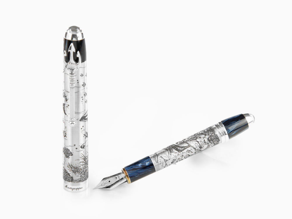 Montegrappa Prince Albert II Of Monaco Oceans Fountain Pen, LE, ISFMN-SE