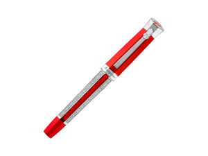 Montegrappa LE Icons Stones Legacy 1962 Scarlet Fountain Pen, ISRTN-SR