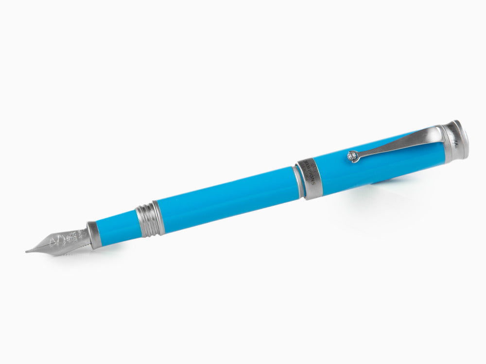 Montegrappa UEFA Champions League Fountain Pen, Blue Resin, ISUBN-AA