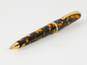 Montegrappa Venetia Havana Amber Ballpoint pen, Amber, Gold plated, ISVENBAO