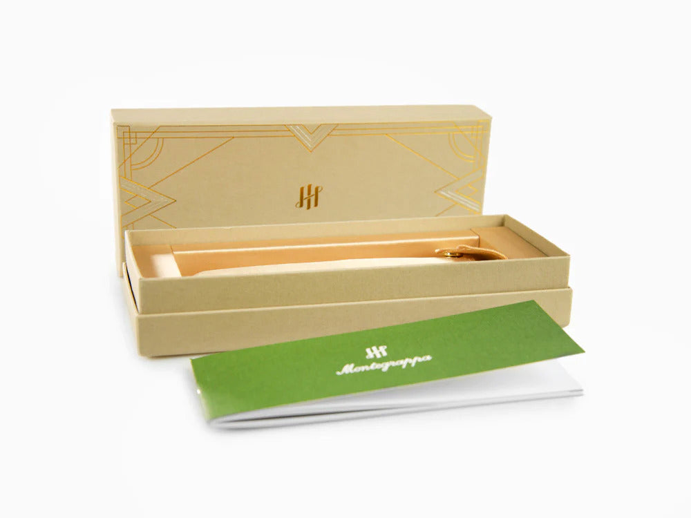 Montegrappa Venetia Havana Amber Rollerball pen, Gold plated, ISVENRAO