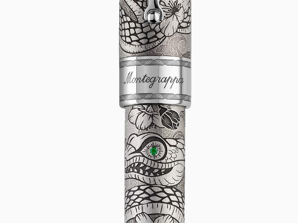 Montegrappa Extra Year of the Snake LE Rollerball pen, Silver, ISYNNRSE