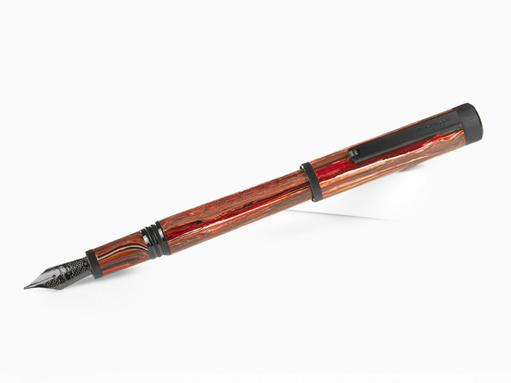 Montegrappa Zero Zodiac Scorpio Fountain Pen, Steel, ISZEZ-IC-R4