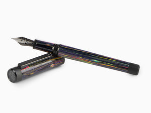 Montegrappa Zero Zodiac Aquarius Fountain Pen, Steel, ISZEZ-IC-V1