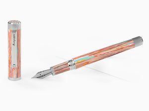 Montegrappa Zero Zodiac Pisces Fountain Pen, Steel, ISZEZ-IP-S2