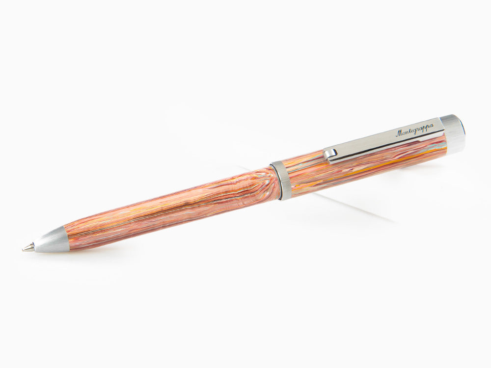 Montegrappa Zero Zodiac Pisces Ballpoint pen, Pink, Stainless Steel, ISZEZBIP-S2