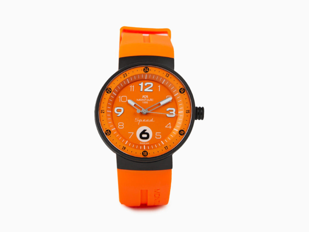 Montjuic Speed Special Racing Series Quartz Watch, Orange, 43 mm, MJ1.1712.B