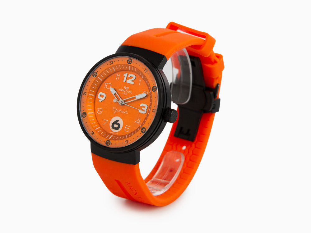 Montjuic Speed Special Racing Series Quartz Watch, Orange, 43 mm, MJ1.1712.B