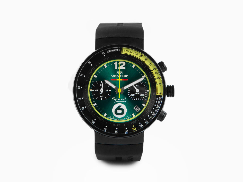 Montjuic Bahréin Speed Chrono Quartz Watch, Green, 45 mm, MJ2.0906.B