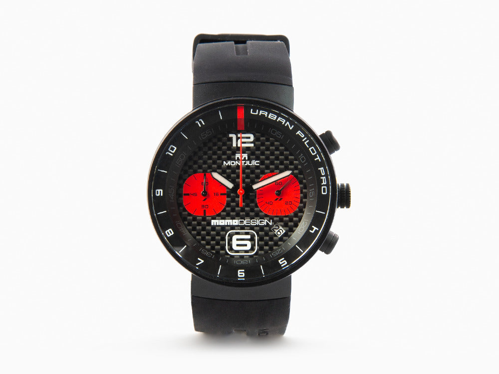 Montjuic X Momo Design Urban Pilot Red, Quartz Watch MJ2.1007MOMO.B