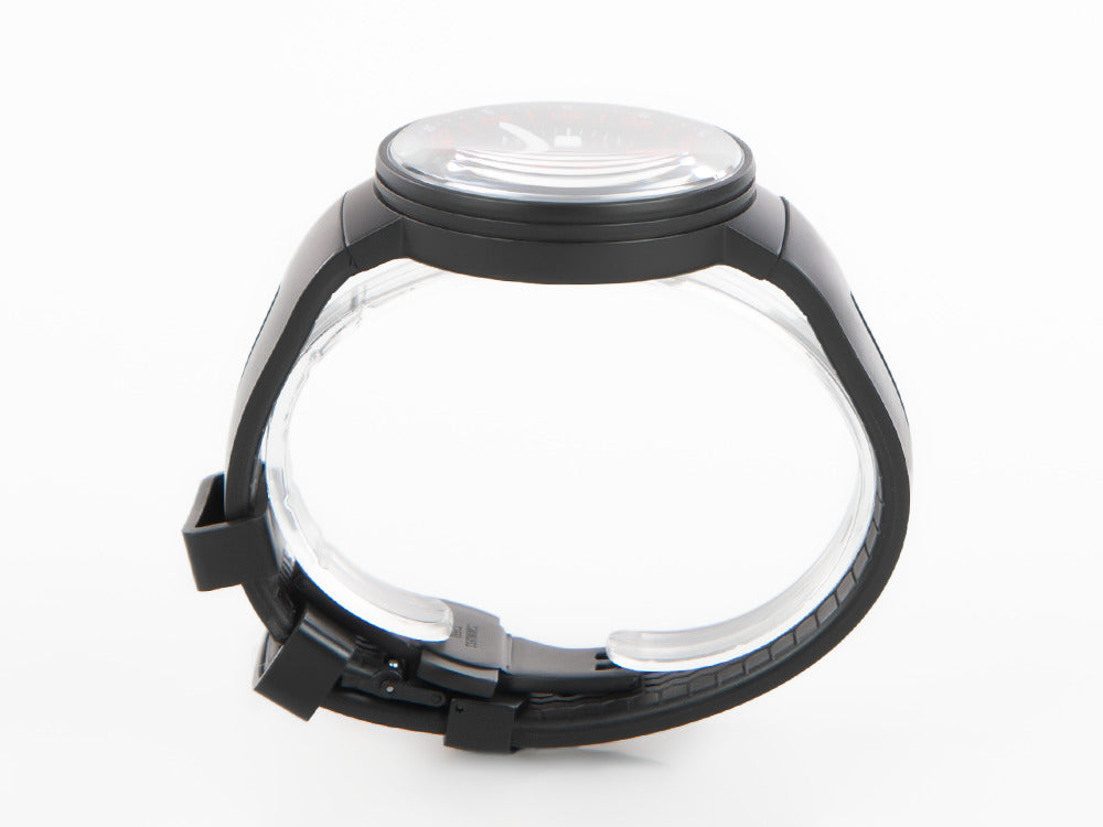 Montjuic GMT Speed Quartz Watch, Stainless Steel, DLC, Black, 43 mm, MJ3.0202.B