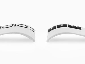 Momo Design Accesorios Strap, Rubber strap, White, MD187WH-BK