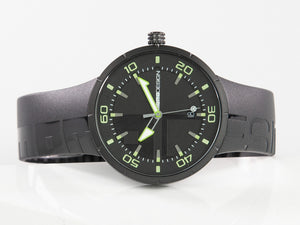 Momo Design Jet Black 3H Quartz Watch, Stainless Steel 316L, PVD, MD2298BK-31