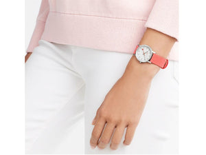 Mondaine Classic Quartz Watch, White, 30 mm, Fabric strap, A658.30323.17SBP