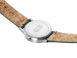 Mondaine SBB Classic Quartz Watch, White, 30 mm, Fabric, A658.30323.17SBS