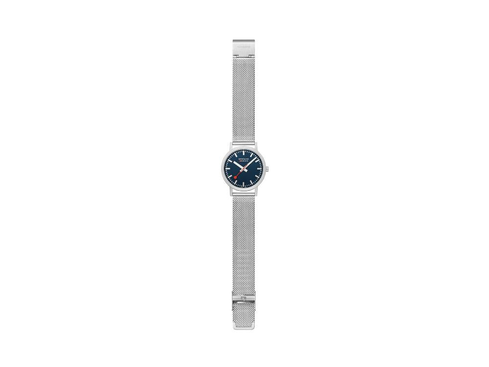 Mondaine SBB Classic Quartz Watch, Blue, 36 mm, A660.30314.40SBJ