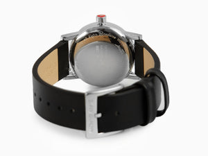 Mondaine SBB Evo2 Quartz Watch, White, 30mm, Day, Leather strap, MSE.30210.LB