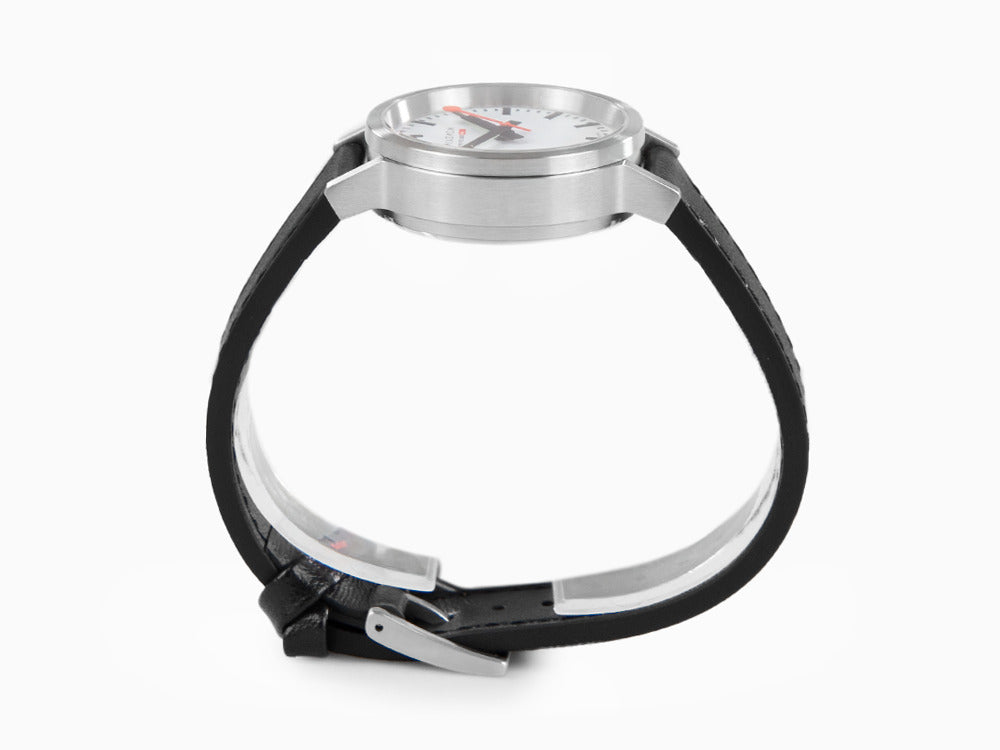 Mondaine SBB Stop2go Quartz Watch, White, 34 mm, 3 atm, MST.3401B.LBV.SET