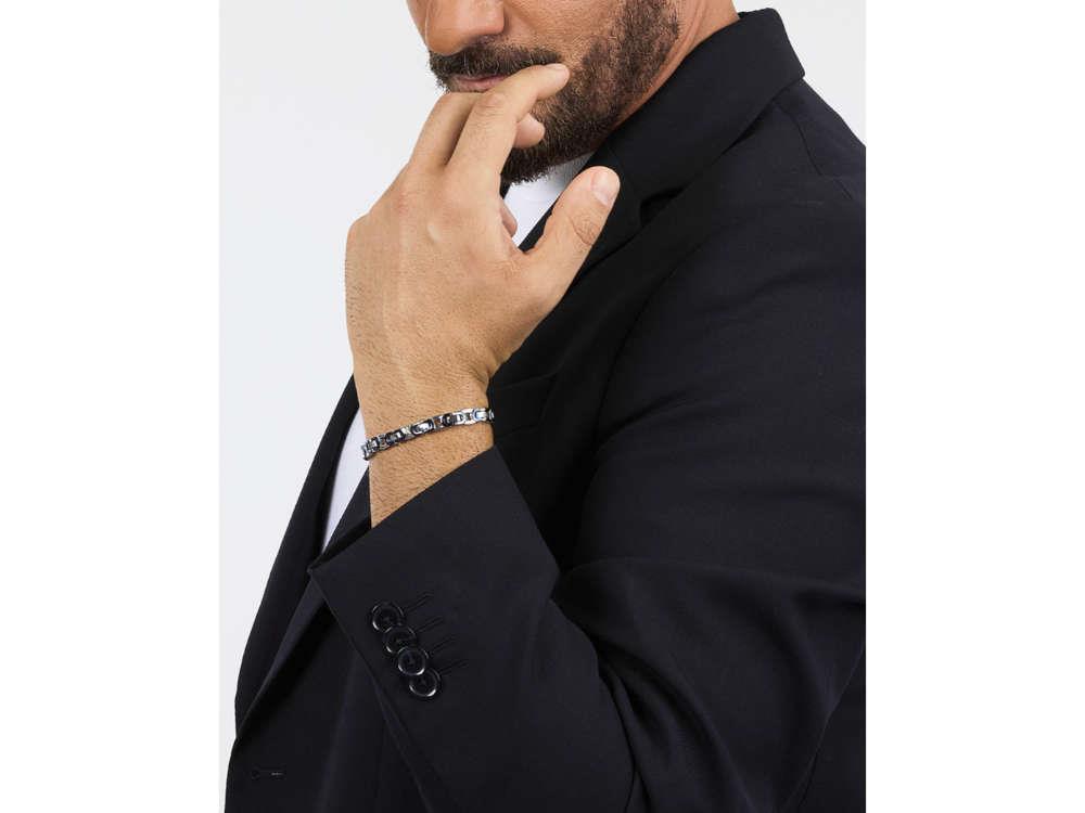 Maserati Gioielli Iconic Bracelet, Steel, Blue, JM425AVD96