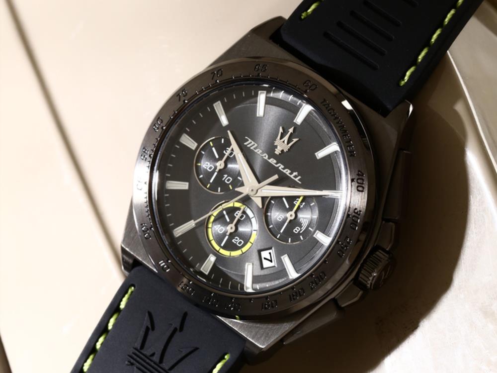Maserati Velocitá Quartz Watch, Black, 43 mm, R8871606006