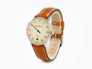 Meistersinger Neo Ivory Automatic Watch, 36 mm, Cognac, NE903N-SG03W