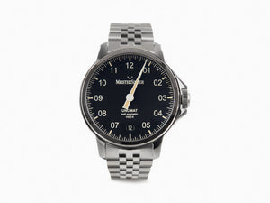 Meistersinger Unomat Automatic Watch, SW-400, 43 mm, Black, UN902